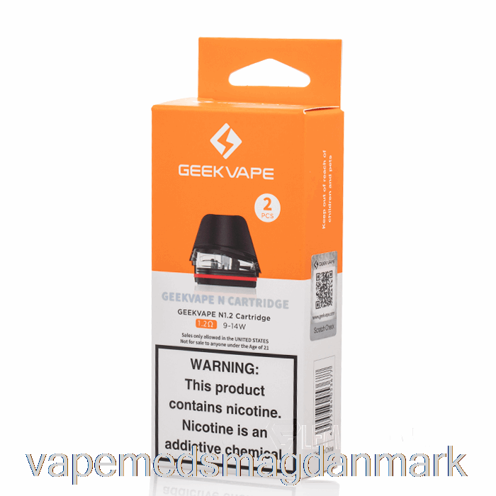 Vape Væske Geek Vape N Erstatning Pods 1,2ohm Pods